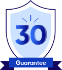30 Days money back guarantee